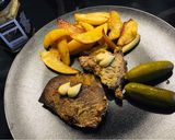 Mustáros sertésmáj recept fázis 5 fotója