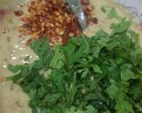 A picture of step 1 of Masala aloo pakora.