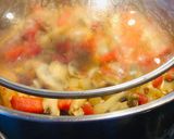 A picture of step 7 of Sausage, Peppers, Onions and Mushrooms.