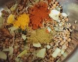 A picture of step 3 of Masoor bhat (rice) for short break recipe.
