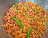 A picture of step 5 of Rava Khichdi.