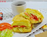 【樂客來】早午餐之～歐姆蛋燒餅的食譜步驟2照片