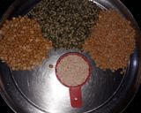 A picture of step 1 of Mix Dal Appam.