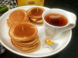 Semolina mini pancakes