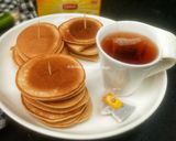 A picture of step 5 of Semolina mini pancakes.