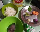 Foto langkah ke 1 dari resep MPASI Tuna Wortel Santan (Karbo + Prohe + Lemak + Sayur).