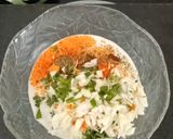 A picture of step 3 of Tandoori Mayo sandwich.