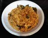 Foto del paso 7 de la receta Arroz meloso con tómate frito y bacalao
