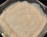 Hình bước làm 2 của món Bánh flan không trứng không hấp không sợ mặt rỗ