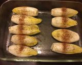 A picture of step 1 of California Farm Prosciutto Chicory in Bechamel Sauce.