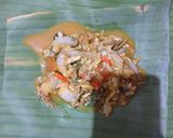 Foto langkah ke 6 dari resep Botok Jantung Pisang & Udang.