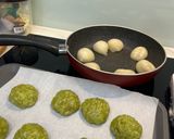 Hình bước làm 2 của món Mochi Cốm Dừa