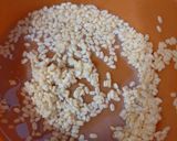 A picture of step 1 of Chinese moong daal role.