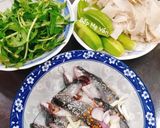 Hình bước làm 2 của món Cá Chốt Om Măng Chua Khế Chuối Chát