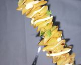 A picture of step 10 of Sticks pasta.