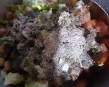 A picture of step 3 of Matar ki chaat.
