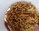 Foto langkah ke 5 dari resep Nasi bakar cumi asin.