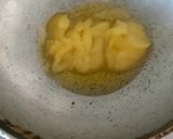 A picture of step 1 of Besan Laddu.