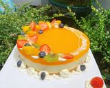 Hình bước làm 3 của món Chéecake Chanh dây