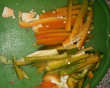 Foto del paso 2 de la receta: Filete con vegetales y pasta estilo chino