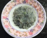 Hình bước làm 2 của món Hoa thiên lý nấu tôm tươi