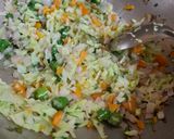 A picture of step 3 of Vegetable Poha.