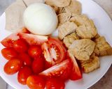 Hình bước làm 1 của món Canh bún chay