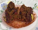A picture of step 14 of Eggless Beetroot Muffins – Naturally Pink, Wholesome & Nutty.