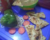 A picture of step 7 of Crispy Garlic Pita Toast With Minestrone Soup.