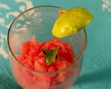A picture of step 3 of Watermelon Sorbet.