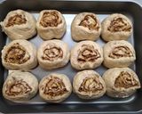 Foto langkah ke 7 dari resep Chocolate Hazelnut Wholemeal Roll Bread (Autolisis, Tanpa telur).