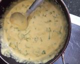 A picture of step 1 of Palak Dhokla.