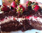 Foto del paso 1 de la receta: Torta de Chocolate con Frutillas y Crema! ❤️🇦🇷