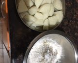 A picture of step 1 of Idli manchurian.