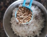 A picture of step 4 of Aviyal Kerala style.