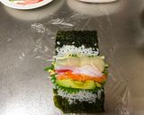 A picture of step 3 of Japanese Sushi Roll♡.
