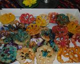 A picture of step 14 of Lotus flower cookies.