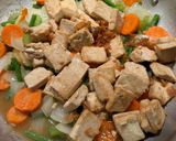 A picture of step 5 of Cashew Tofu (or Chicken).