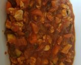 A picture of step 3 of My Mummies Day Chicken Salsa with tortillas. 💜.