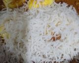 A picture of step 10 of Egg biryani.