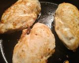 A picture of step 8 of Quinoa Stuffed Chicken Breast with Cream Sauce.