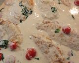 A picture of step 12 of Chicken in Cream Sauce.