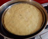 A picture of step 3 of Instant Besan Khaman.
