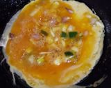 A picture of step 4 of Mediterranean omelette.