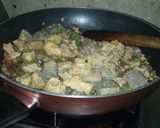 A picture of step 1 of Matumbo wetfry #authormarathon.