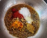 A picture of step 2 of Papad methi nu shake.