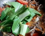 Hình bước làm 3 của món Mì Chũ xào bắp bò