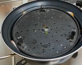 A picture of step 4 of 3 dishes cooked in 1 pot.
