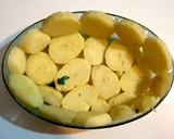 A picture of step 6 of Cheesy Spinach, Meatball & Potato Bake.