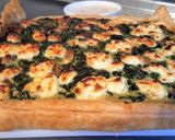 Foto del paso 14 de la receta Quiche hojaldrada de espinacas y champiñones con salsa de arándanos
